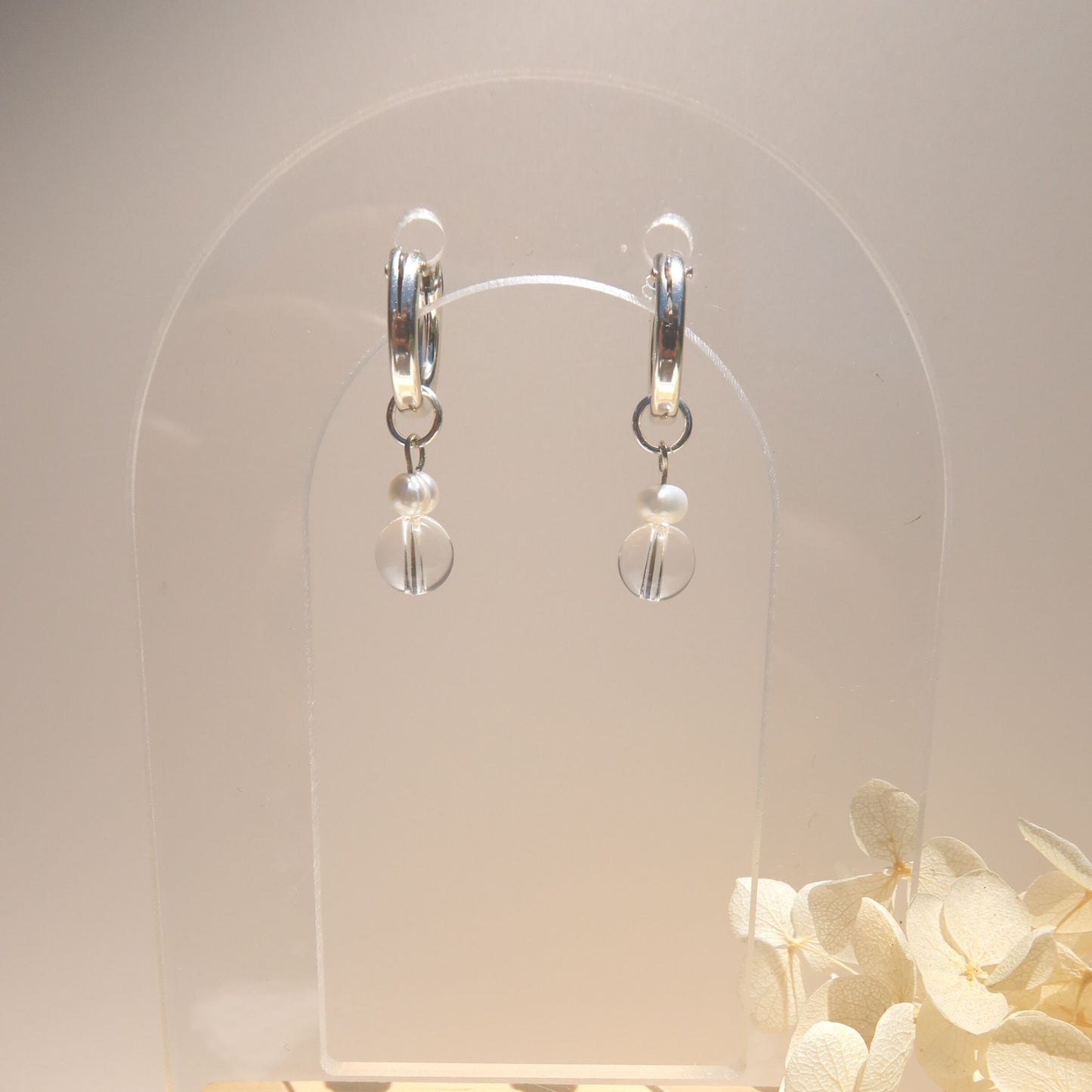 Clear Quartz (April Birthstone) Earrings