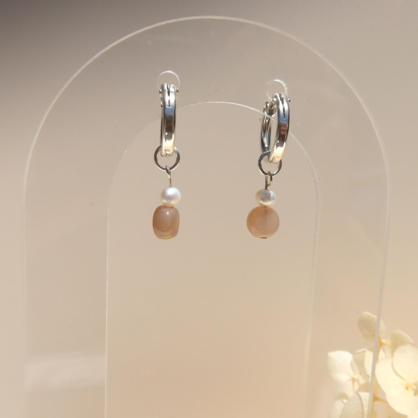 Moonstone (June Birthstone) Earrings