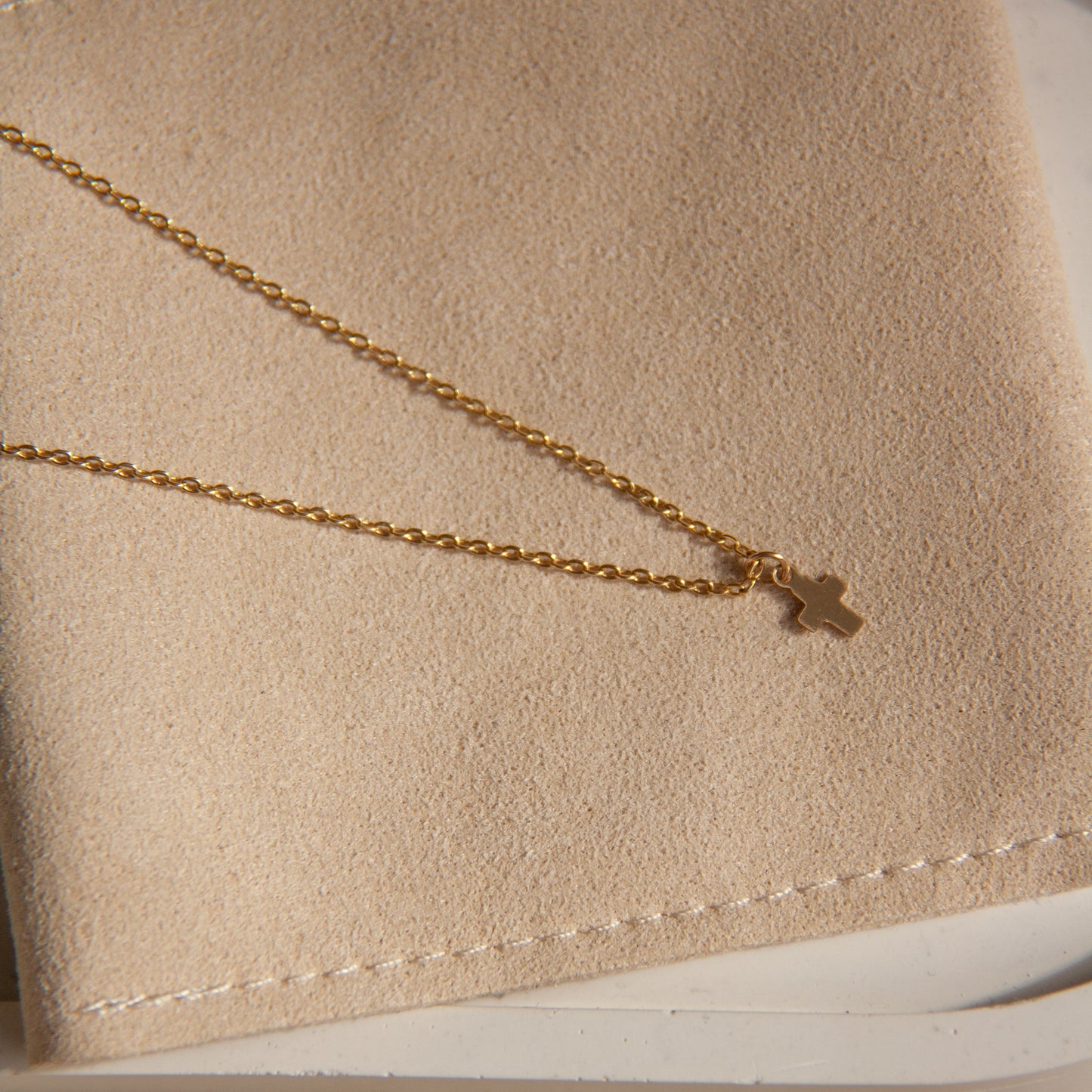 Little Golden Cross Necklace