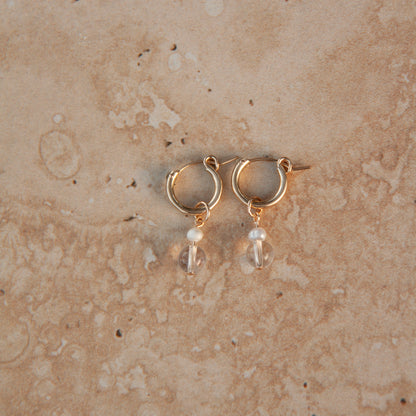 Clear Quartz (April Birthstone) Earrings