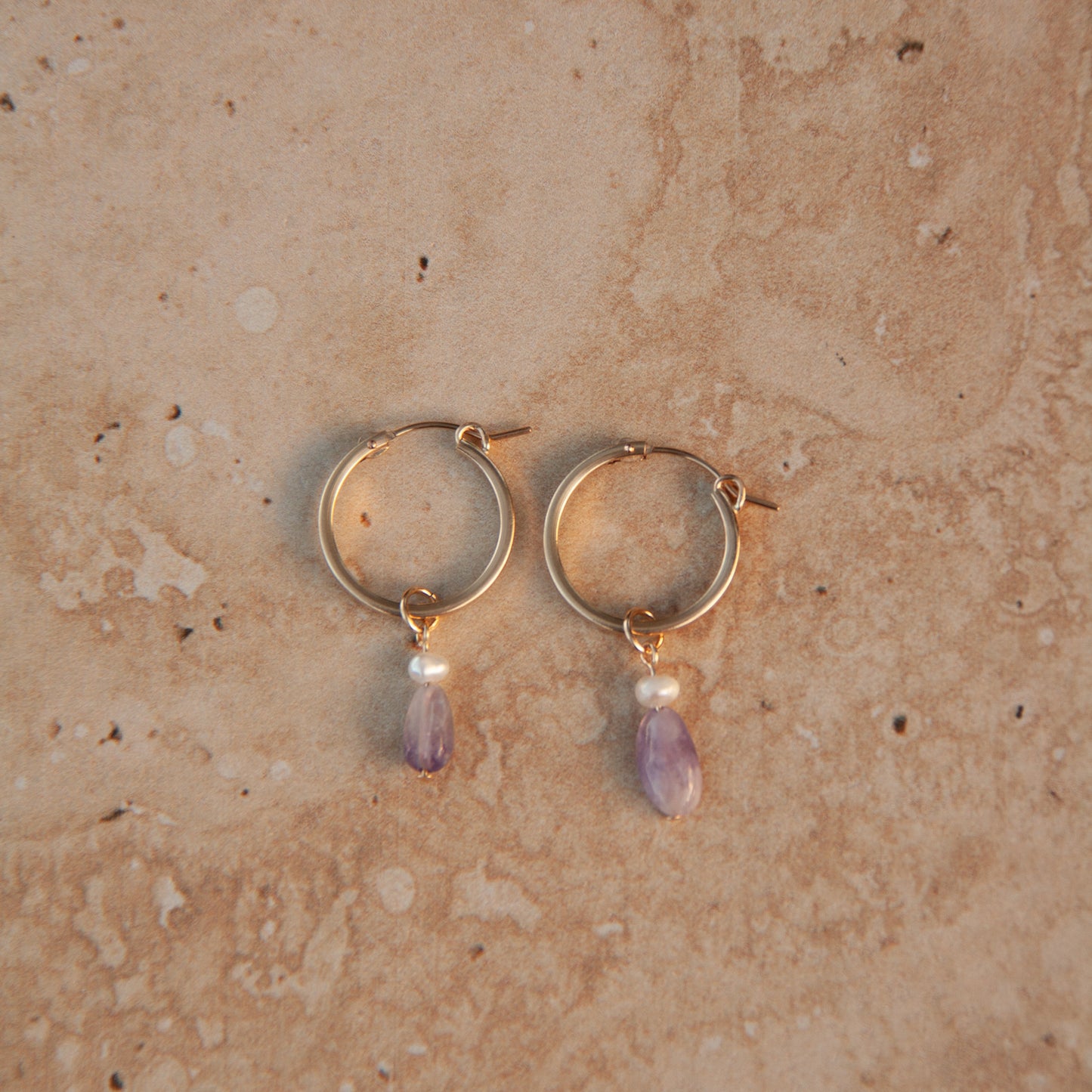 Amethyst (February Birthstone) Earrings