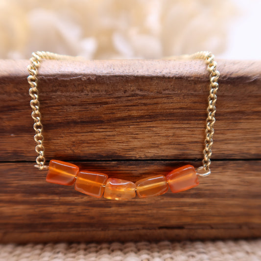 Carnelian (July Birthstone) Necklace