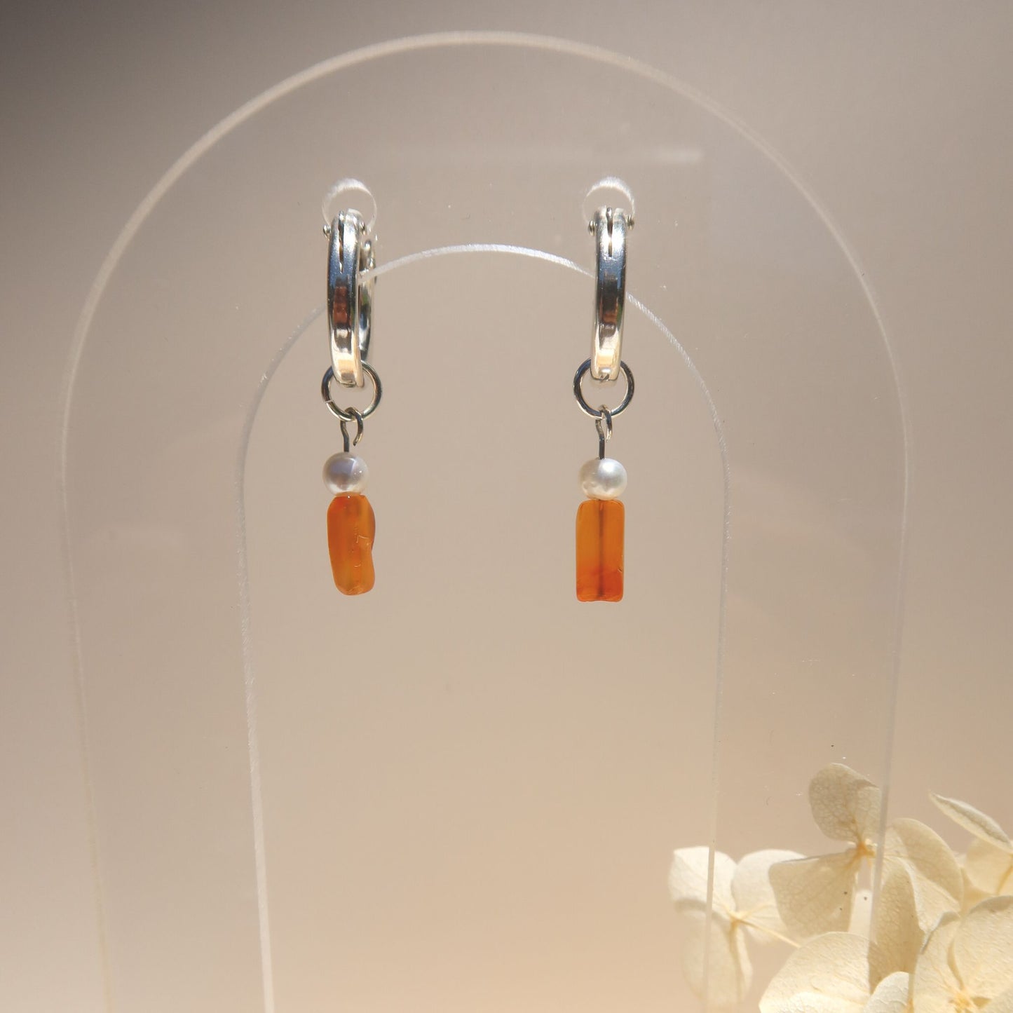 Carnelian (July Birthstone) Charm